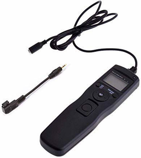 Picture of ABUYCS LCD Timer Remote Shutter Release for Sony A300 A350 A400 A450 A500 A550 A560 A580 A700 A850 A900 A33 A35 A37 A55 A57 A65 A67 A77 A99