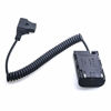 Picture of FocusFoto Fully Decoded LP-E6 Dummy Battery Power Adapter to D-tap Spring Cable for SmallHD 501 502 702 Monitor for Canon EOS 5D4 5DSR 5D2 5D3 6D 60D 7D 7D2 70D 80D 90D R, R5, R5C, R6, R6 Mark II, R7