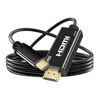 Picture of Kirzi USB C to HDMI Cable 15ft, [4K@60Hz, High-Speed] Type C to HDMI Cable for Home Office, [Thunderbolt 3/4 Compatible] with Chromebook, MacBook Pro/Air 2023, iPad Pro, iMac, XPS 17, S23, Black 15ft