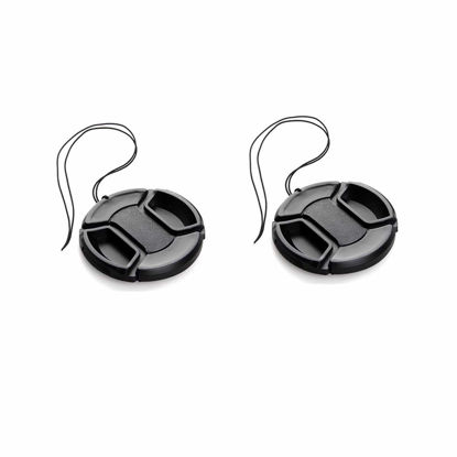 Picture of [2-Pack] a6300 Lens Cap for Sony A6400 A6300 A6100 A6000 w/ E-Mount 16-50mm Lens, for Nikon 1 10-30mm 30-110mm Lens
