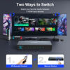Picture of HDMI Switch SGEYR 5x1 HDMI Switcher 5 in 1 Out Multiple HDMI HUB 5 Port Box with IR Remote Control HDMI 1.4 HDCP 1.4 Support 4K@30Hz Ultra HD 3D 2160P 1080P(Grey)