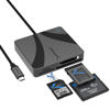 Picture of SABRENT USB-C Multi-Card Reader for CFexpress Type B, CFast 2.0, and microSD/SD Cards (CR-C4PM)