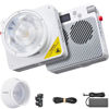 Picture of Godox ML100Bi Bi-Color LED Video Light with 2 Reflector Lens, 100W 34300Lux@1M CRI 97+ TLCI 98+ 2800K-6500K LED COB Light, 11 FX Effects LED Photography Light, Portable LED Continuous Light