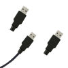 Picture of BlingKingdom 5 Sets USB Type A 4 Pin Male Jack Connector Adapter Plug Socket Connector Solder Welding Plate for DIY USB Power Supply Breadboard
