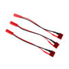 Picture of OliYin 3pcs T Plug to JST Plug Female to Female Battery Adapter with 22AWG 10CM Cable(pack of 3)
