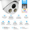 Picture of VIKYLIN 4MP Full Color Night Vision PoE IP Turret Dome Camera, AI Human Motion Detection,Built-in Mic, 2.8mm Lens, IP67 Waterproof, NDAA Complaint,Blue Iris
