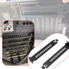 Picture of Micro Traders 5pcs Alloy Steel PCI Slot Cover Bracket Full Profile Expansion Slot Cover Plate Black with Screws for PC Case Airflow and Dustproof, 120x20x12mm