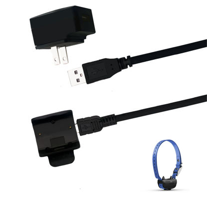Picture of Charger Clip Sync Charger USB Adapter for Garmin Delta Sport Delta Upland Delta XC Dog Training Collar, Bark Collar for Dog Replacement USB Charging Cable Clip USB Plug