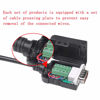 Picture of ANMBEST 2PCS DB9 Solderless RS232 D-SUB Serial to 9-pin Port Terminal Male Adapter Connector Breakout Board with Case Long Bolts Tail Pipe (2PCS Thinner Female)