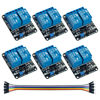 Picture of Hosyond 6Pack 2 Channel DC 5V Relay Module with Optocoupler Relay Board for Arduino Raspberry Pi MEGA2560
