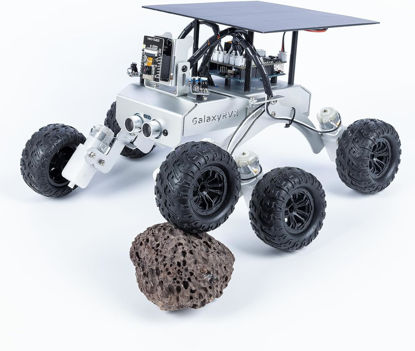 Picture of SunFounder GalaxyRVR Mars Rover Kit, Smart Video Robot Car Kit Compatible with Arduino Uno R3 with ESP32 CAM for Real-Time FPV Visuals, R3 Board & Rechargeable Batteries Included