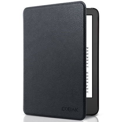 Picture of CoBak Case for All New 6 Inch Kindle 2024 and 2022 (11 Generation) - PU Leather Smart Cover, Auto Sleep and Wake, Premium Protective Case for Kindle Basic