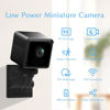 Picture of 4K Home Security Camera Mini Wireless Cam Indoor WIFI Camera Small Smart WiFi House Portable Cameras Tiny House Nanny Cam Battery Life Powered Body Camera 150 Wide Angle Night Vision Motion Detection