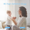 Picture of 4K Home Security Camera Mini Wireless Cam Indoor WIFI Camera Small Smart WiFi House Portable Cameras Tiny House Nanny Cam Battery Life Powered Body Camera 150 Wide Angle Night Vision Motion Detection