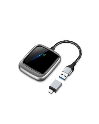 Picture of (2024 Upgrade) Wireless Carplay Adapter & Android Auto Wireless Adapter,Mini Carplay Wireless with Fast 5Ghz WiFi Bluetooth for i Phone iOS 10+/Android 11+,Fit for Wired CarPlay&Android Auto from 2016