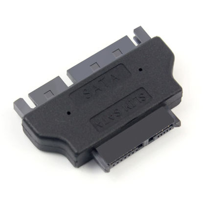 Picture of CY Adapter Slimline SATA 7+6 13pin CD-ROM Optical Driver Disk to 2.5" SATA 7+15 22pin Adapter