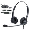 Picture of MKJ Noise Cancelling Cisco Headset with Microphone Dual Ear Wired Call Center Headphones for Office Phone Cisco CP-7821 7841 7861 8841 7942G 7931G 7940 7945G 7961 7962G 7965 7970G 7975G 8811 9951