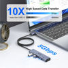 Picture of USB 3.0 HUB, TSUPY USB Splitter with 5 USB Ports and 4ft Extended Cable,Ultra-Slim Aluminium Data Hub Multi USB 3.0 Adapter HUB Compatible for Laptop,MacBook,PC, Printer, Mobile HDD and More