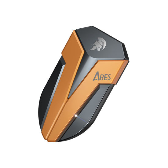 Picture of DATO External SSD 4TB, External Solid State Drive Portable SSD External USB 3.2 Gen 2x2 Type-C OTG Supported Compatible with PS5 and Xbox, up to 1600/1500 MB/s IP67 Waterproof - ARES Amber Shield
