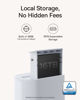 Picture of Baseus Non Subscription Security Camera, N1 2-Cam Kit with 2K Clarity, No Monthly Fee, 16TB Expandable Local Storage, 210-Day Battery Life, Spotlight & Alarm, Works with Alexa/Google Home, Light Grey