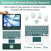 Picture of SOPPY Keyboard Case with Touchpad for iPad, Bluetooth Keyboard for iPad Air 6th (M2) 11" 2024, iPad Air 5th 2022, iPad Air 4th 2020, iPad Pro 11 inch 2018-2022, Built-in Pencil Slot - Dark Green