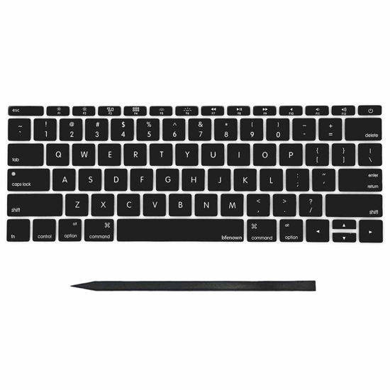 Picture of Bfenown Replacement US Keyboard Keycaps Keys for MacBook Pro Retina 13" / 15" A1706 A1707 A1708 MLH12LL/A* MPXV2LL/A* MLH42LL/A* PXQ2LL/A* 2016 2017 Year, MacBook Retina 12" A1534 2017 Year