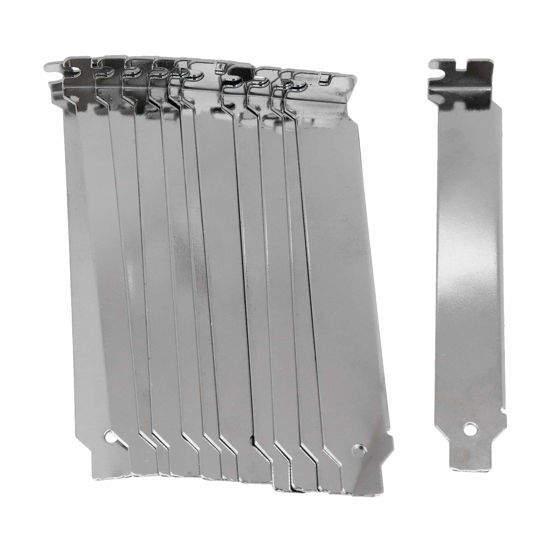 Picture of Tsnamay Computer case cover PCI Slot Cover PCI Slot Cover Silver All Iron Solid with Screws Set of 12,120mm