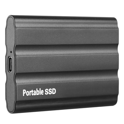 Picture of Solid State Drive Portable,External Hard Drive,7TB Portabl Mobile SSD,SSD Hard Drive Slim Storage Drive with USB 3.1 C Port for PC, Laptop and Mac
