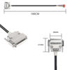 Picture of XMSJSIY DB25 Connector Adapter RS232 25 Pin Serial Extension Cable Solderless 25-Pin Port Breakout Replacement Cable with Bare Wire - 1M/3.2Ft (DB25 Female)