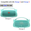 Picture of Silicone Cover Case Compatible with JBL Charge 4/Charge 5 Portable Bluetooth Speaker, Soft Skin Sleeve for JBL Charge 4/5 Bluetooth Speaker Accessories(Teal Case, NOT for Charge 5 Wi-Fi Version)