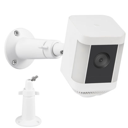 Picture of Adjustable Wall Mount for Ring Spotlight Cam Plus/Pro (Battery), 360°Degree Adjustable and Easy-to-Install Mounting Bracket for Your Security Camera, 1 Pack