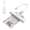 Picture of CAC Reader, USB C SmartFold CAC Reader, USB C DOD Military USB Common Access CAC Smart Card Reader and ID CAC Card Reader,Compatible with Mac Os, Windows,Linux(Mini Foldable and Portable Type C)