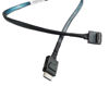 Picture of MITATTOK Mini SAS Cable, SFF-8611 to SFF-8611 Straight to Front Angle High-Speed Data Transfer for SAS/RAID Controllers, Backplanes, and Servers, 2FT