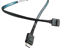 Picture of MITATTOK Mini SAS Cable, SFF-8611 to SFF-8611 Straight to Front Angle High-Speed Data Transfer for SAS/RAID Controllers, Backplanes, and Servers, 2FT