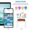 Picture of SD CF Card Reader for iPhone iPad 3 in 1 Lighting to SD CF TF Memory Card Reader Adapter Camera Card Reader Compatible with iPhone 14 13 12 11 X Plug and Play