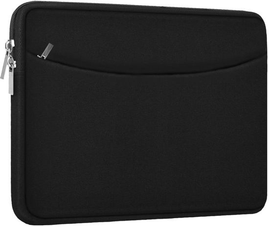 Picture of Laptop Case 15 inch, Shockproof Protective Laptop Cover Computer Bag with Accessory Pocket, Traveling Laptop Sleeve Compatible with 15 inch New MacBook Air, MacBook Pro, HP, Dell, Lenovo, Black