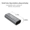 Picture of AGVEE 4 Pack USB-C Female to Female Bidirectional Adapter, PD 100W USB 3.2 Gen 2, Type-C USBC 10G Data Coupler Extender Extension Converter Connector, Gray