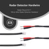 Picture of Sousery 2 Packs of RJ11 Mirror Wire Power Cord compatible with Uniden Radar Detectors R1 R3 R4 R7 R8 (3005201U)
