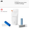 Picture of AM Mist Blue Screen Cleaner 3-Pack w/Refill |200 ml| All-in-One Spray and Microfiber Cleaning Cloth, Refillable Cleaning Sprays for Car Screens, Phones, Tablets and Laptop, Portable and Eco-Friendly