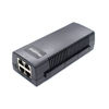 Picture of PLUSPOE Dual Ports Gigabit Power Over Ethernet Injector Adapter (35 Watts Max) with 2 PoE for IP Cameras, VOIP Phones or Access Points and Other 802.3af Devices