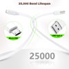 Picture of delilyn 25ft Micro USB Extension Cable Compatible with eufy Security Indoor Cam E220/P24, Flat Power Cable for eufy Security Indoor Cam C120, Weatherproof Power Cord with 12 * Cable Clips