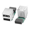 Picture of XMSJSIY USB 2.0 Motherboard Header 9pin Motherboard Type-A Adapter 9-pin Female to 2-Port USB 2.0 Converter Internal Header Adapter for Data Transmission Vertical Type - 2PCS