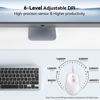 Picture of TECKNET Wireless Mouse, 2.4G USB Computer Mouse with 6-Level Adjustable 4800 DPI, 30 Months Battery, Ergonomic Grips, 6 Buttons Portable for PC, Chromebook, Mac - White
