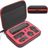 Picture of Honlyn Carrying Case compatible with DJI Osmo Pocket 3 Travel Portable Bag New (black-red inner)