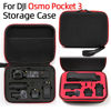 Picture of Honlyn Carrying Case compatible with DJI Osmo Pocket 3 Travel Portable Bag New (black-red inner)