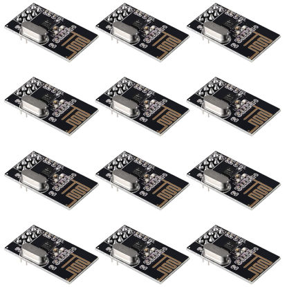 Picture of Alinan 12pcs NRF24L01+ 2.4GHz Wireless RF Transceiver Module Wireless Data Transmission Module