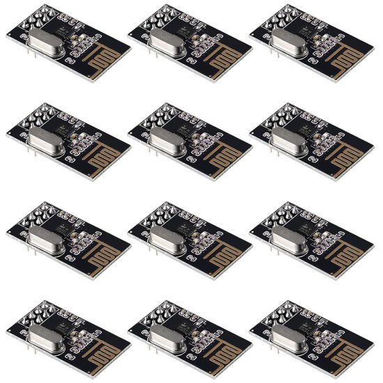 Picture of Alinan 12pcs NRF24L01+ 2.4GHz Wireless RF Transceiver Module Wireless Data Transmission Module