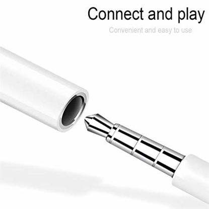 Picture of 3 Pack Headphone Adapter for iPhone, Connects to 3.5mm Dongle Auxiliary Audio Splitter Cable Adapter Compatible with iPhone 11 Pro iPhone X/XS Max/XR iPhone 8/8 Plus iPhone 7/7 Plus