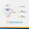 Picture of ENX 82V 360W Projector Bulb by Technical Precision - MR16 Dichroic Bulb Overhead Projector Light Bulb - GY5.3 2-Flat Pin Base - CC-8 Filament - 3300K - 75 Hours Rated Life - 3 Pack