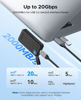Picture of ORICO 512GB Portable SSD, Up to 2000MB/s, USB 3.2 Gen 2x2, Ultra-Mini, Compact with 2 in 1 USB C Cable, External Solid State Drives, Reliable Storage for USB C Smartphone, Tablet, PC - B20